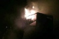 Požiar v hlavnom meste: Na diaľnici zhorel náves kamióna za 55-tisíc eur