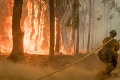 Oheň v Kalifornii neustále zúri: Plamene si vyžiadali život jedného hasiča