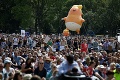 Škóti zosmiešnili Trumpa balónom rozčúleného dieťaťa: Výtvor, ktorý prezident len tak ľahko nepredýcha