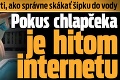 Mamička učila deti, ako správne skákať šípku do vody: Pokus chlapčeka je hitom internetu