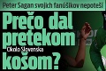 Peter Sagan svojich fanúšikov nepoteší: Prečo dal pretekom Okolo Slovenska košom?