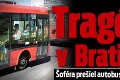Tragédia v Bratislave: Šoféra Dušana († 56) prešiel autobus, zomrel na mieste