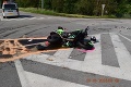 Na strednom Slovensku došlo k dvom nehodám motorkárov: Hlásia zranených