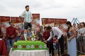 Messi v sladkom vydaní v Moskve: Ruskí cukrári na neho minuli 60 kíl čokolády!