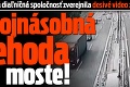 Národná diaľničná spoločnosť zverejnila desivé video z Bratislavy: Dvojnásobná nehoda na moste!