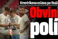 Kmotríkova oslava po finále pohára má dohru: Obvinila ho polícia!