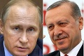 Putin telefonoval s Erdoganom: Veľký zvrat vo vzťahoch medzi Ruskom a Tureckom!