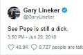 Pepe zase simuloval a stal sa terčom posmeškov: Najviac mu naložil Gary Lineker