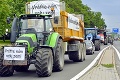 Rozzúrení farmári vyrazili na Bratislavu: Polícia hrozí, že ich do hlavného mesta nepustí