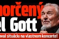 Rozhorčený Karel Gott: Neveriacky sledoval situáciu na vlastnom koncerte!