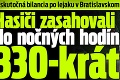 Neskutočná bilancia po lejaku v Bratislavskom a Trnavskom kraji: Hasiči zasahovali do nočných hodín 330-krát