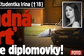 Krásna prešovská študentka Irina († 18): Záhadná smrť po oslave diplomovky!