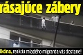 Nervydrásajúce zábery: Dieťatko viselo z balkóna, reakcia mladého migranta vás dostane!