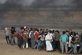 Protesty v pásme Gazy neutíchajú: Ďalších 86 Palestínčanov utrpelo zranenia