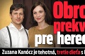 Obrovské prekvapenie pre herecký pár: Zuzana Kanócz je tehotná, tretie dieťa s Lojom neplánovali!