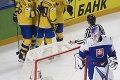 Slovensko - Švédsko ONLINE: Obrovská smola, po najlepšom výkone na šampionáte prehrávame so Švédskom!