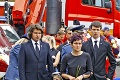 Vdova Jarmila pri odhalení pamätníka obetiam vrtuľníkového nešťastia: Synovia budú hasičmi ako mŕtvy otec