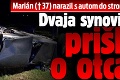 Marián († 37) narazil s autom do stromu: Dvaja synovia prišli o otca