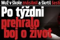 Muž v škole znásilnil a škrtil šesťročné dievčatko: Po týždni prehralo boj o život