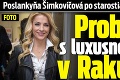 Poslankyňa Šimkovičová po starostiach v manželstve: Problémy s luxusnou vilou v Rakúsku!