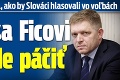 Prieskum odhalil, ako by Slováci hlasovali vo voľbách: Toto sa Ficovi nebude páčiť