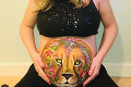 Nový trend medzi budúcimi mamičkami: Tehotenské brušká premieňajú na umelecké diela