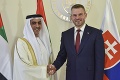 Premiér prijal v Bratislave šejka Saifa Bin Zayeda Al Nahyana: Čo riešili?