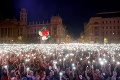 Maďari nesúhlasia s výsledkami volieb: V uliciach Budapešti protestovali tisíce ľudí
