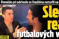 Ronaldo pri odchode zo štadióna natrafil na naštvaného Buffona: Sledujte reakciu futbalových velikánov!