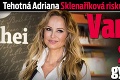 Tehotná Adriana Sklenaříková riskuje svoje zdravie: Varovné slová gynekológa