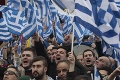 Tisíce Grékov vyšli do ulíc: Nespokojnosť s názvom susedného Macedónska