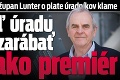 Banskobystrický župan Lunter o plate úradníkov klame: Riaditeľ úradu mohol zarábať viac ako premiér