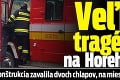 Veľká tragédia na Horehroní: Ťažká konštrukcia zavalila Petra († 33) a Róberta  († 27)