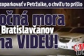 Čitateľ chcel zaparkovať v Petržalke, o chvíľu to prišlo: Nočná mora Bratislavčanov na VIDEU!