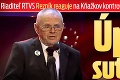 Riaditeľ RTVS Rezník reaguje na Kňažkov kontroverzný prejav v televízii: Úplný suterén!