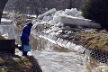 Strach na východe Slovenska: Topiaci sa sneh dramaticky zvýšil hladiny riek