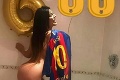 Krajší darček si Messi želať nemohol: Modelka mu vystrčila sexi zadok!