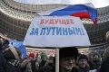 Putin vystúpil na predvolebnom mítingu v Moskve: Na podporu jeho kandidatúry sa zišlo 130 000 ľudí