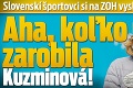 Slovenskí športovci si na ZOH vyslúžili aj odmeny: Aha, koľko zarobila Kuzminová!