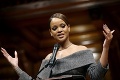 Rihanna si na Harvarde prevzala ocenenie: Za toto jej patrí veľký rešpekt!