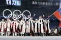 Otvorili XXIII. zimné olympijské hry: Slovensko dostalo v prenose 15 sekúnd, Velez-Zuzulová vlajku zvládla!