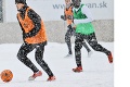 Súper odriekol zápas, tréner sa rýchlo vynašiel: Trenčianske kokosy šantili na snehu