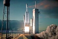 Prvý štart najťažšej rakety Falcon Heavy: Po Lajke a Lunochode letí do vesmíru Tesla