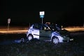 Neďaleko Bratislavy havarovalo osobné auto: Dôchodca za volantom bol opitý!