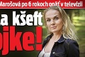 Herečka Zuzana Marošová po 6 rokoch opäť v televízii: Dostala kšeft v Jojke!