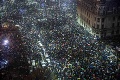 Desaťtisíce ľudí zaplnili rumunskú metropolu: Protestovali proti korupcii