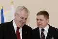Fico má s českým prezidentom Zemanom priateľský vzťah: Je to brutálne inteligentný človek