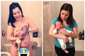 Čerstvá matka uverejnila fotku po pôrode: Odvážny záber šokuje nejedného rodiča!