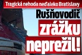 Tragická nehoda neďaleko Bratislavy: Rušňovodič Ladislav († 42) zrážku neprežil!