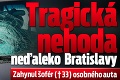 Tragická nehoda neďaleko Bratislavy: Zahynul šofér Róbert († 33) osobného auta